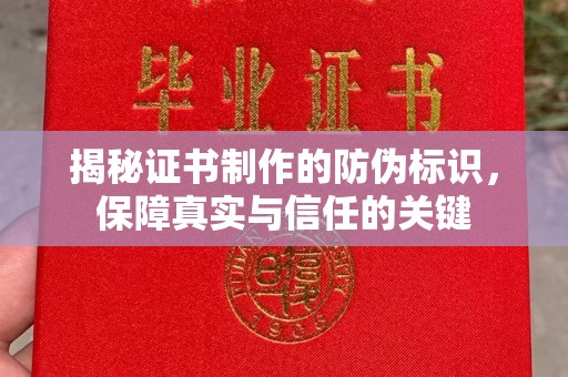 诸城揭秘证书制作的防伪标识，保障真实与信任的关键